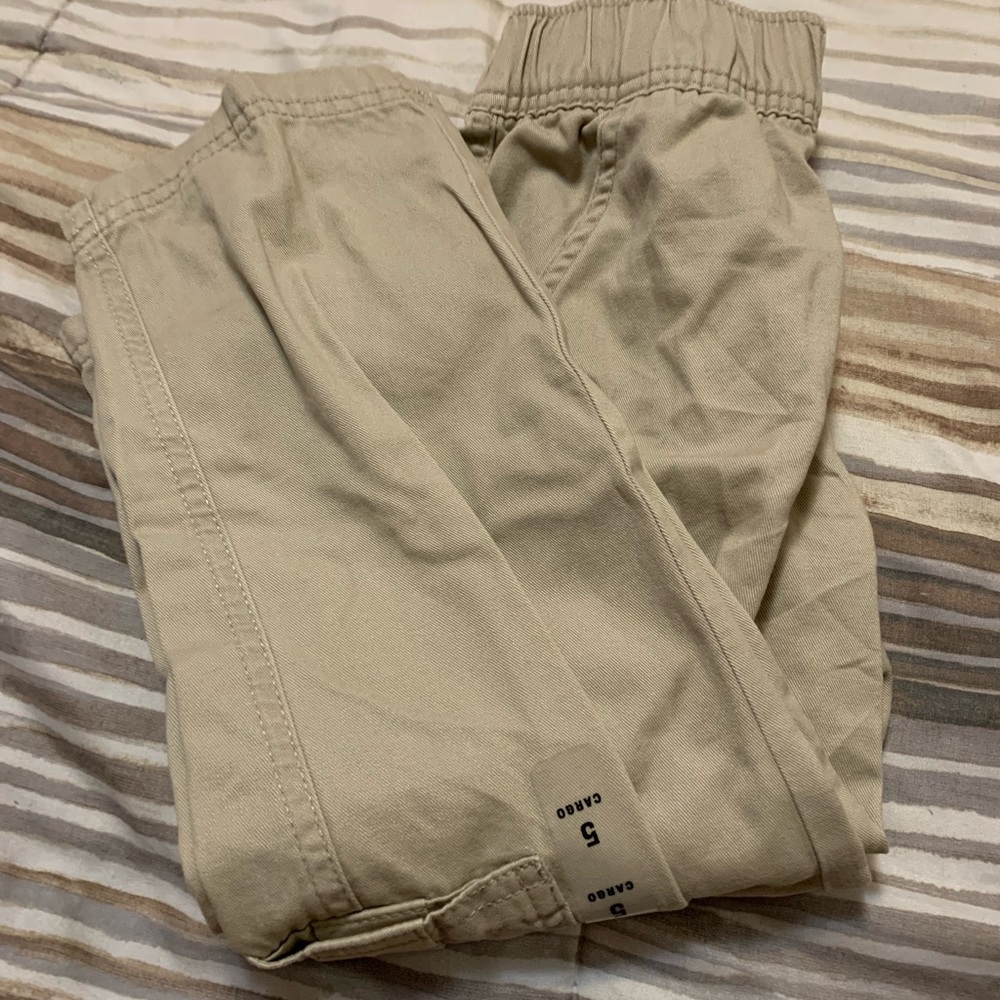 Tan pants for boys size {5}